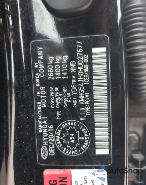 2017 Genesis G90 Ultimate z USA, uszkodzony, nr VIN KMHG54JH0HU027677